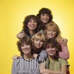 17-01-1980 Dolly Dots, Ria Brieffies, Angela Groothuizen, Anita Heilker, Angéla Kramers, Esther Oosterbeek and Patty Zomer at studio in Amsterdam, The Netherlands. Photo Govert de Roos/Connu